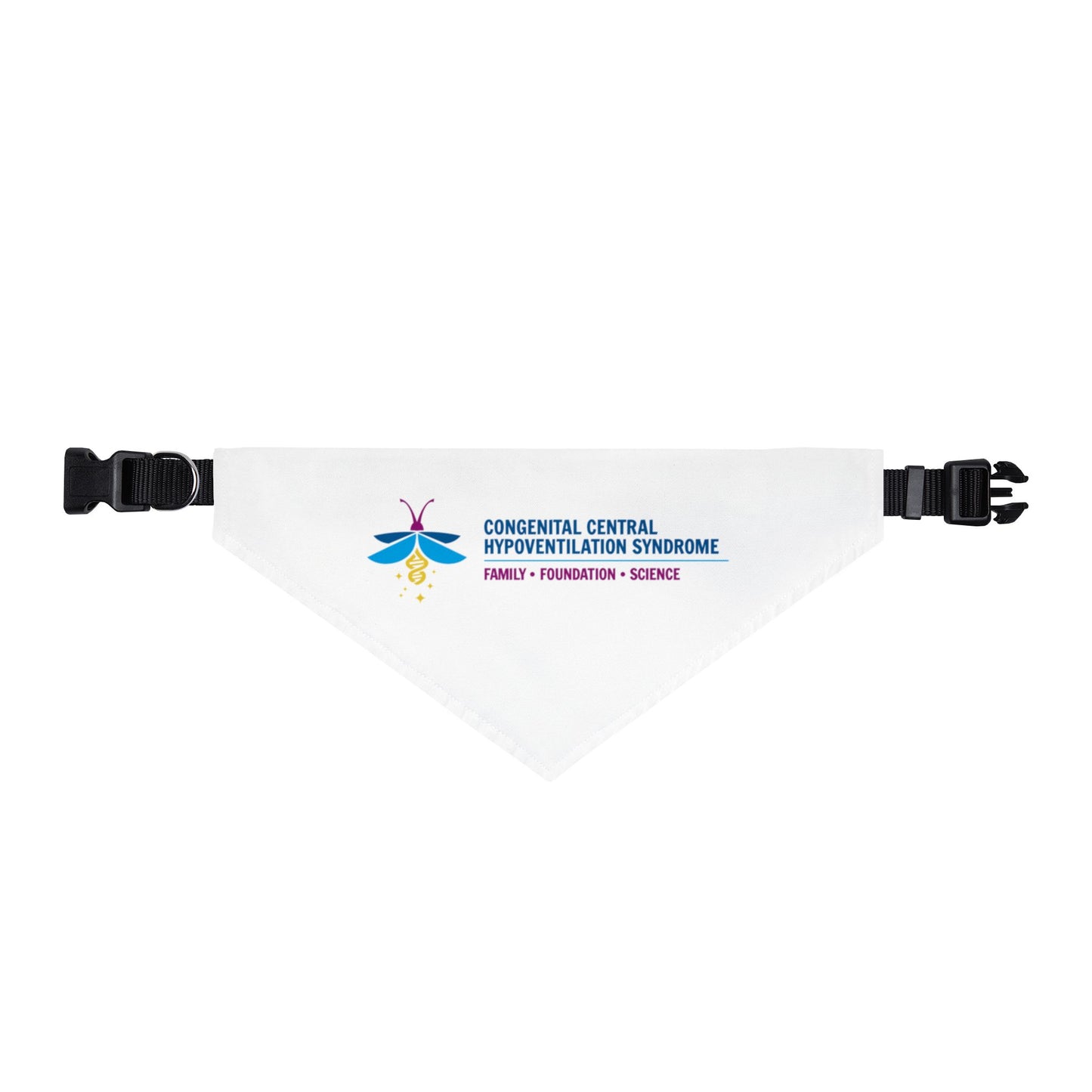 Congenital Central Hypoventilation Syndrome Clip-On Pet Bandana