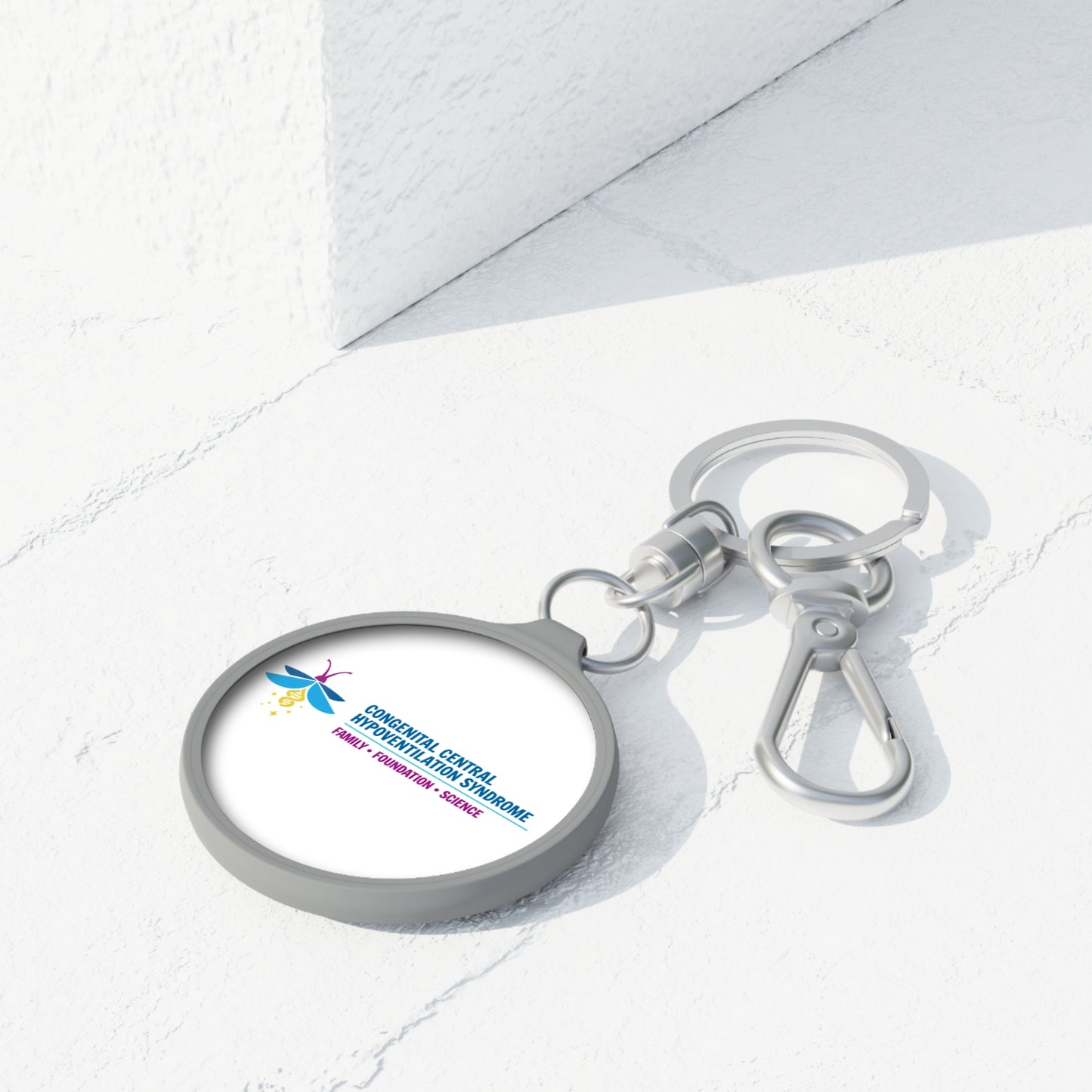 Congenital Central Hypoventilation Syndrome Keyring Tag