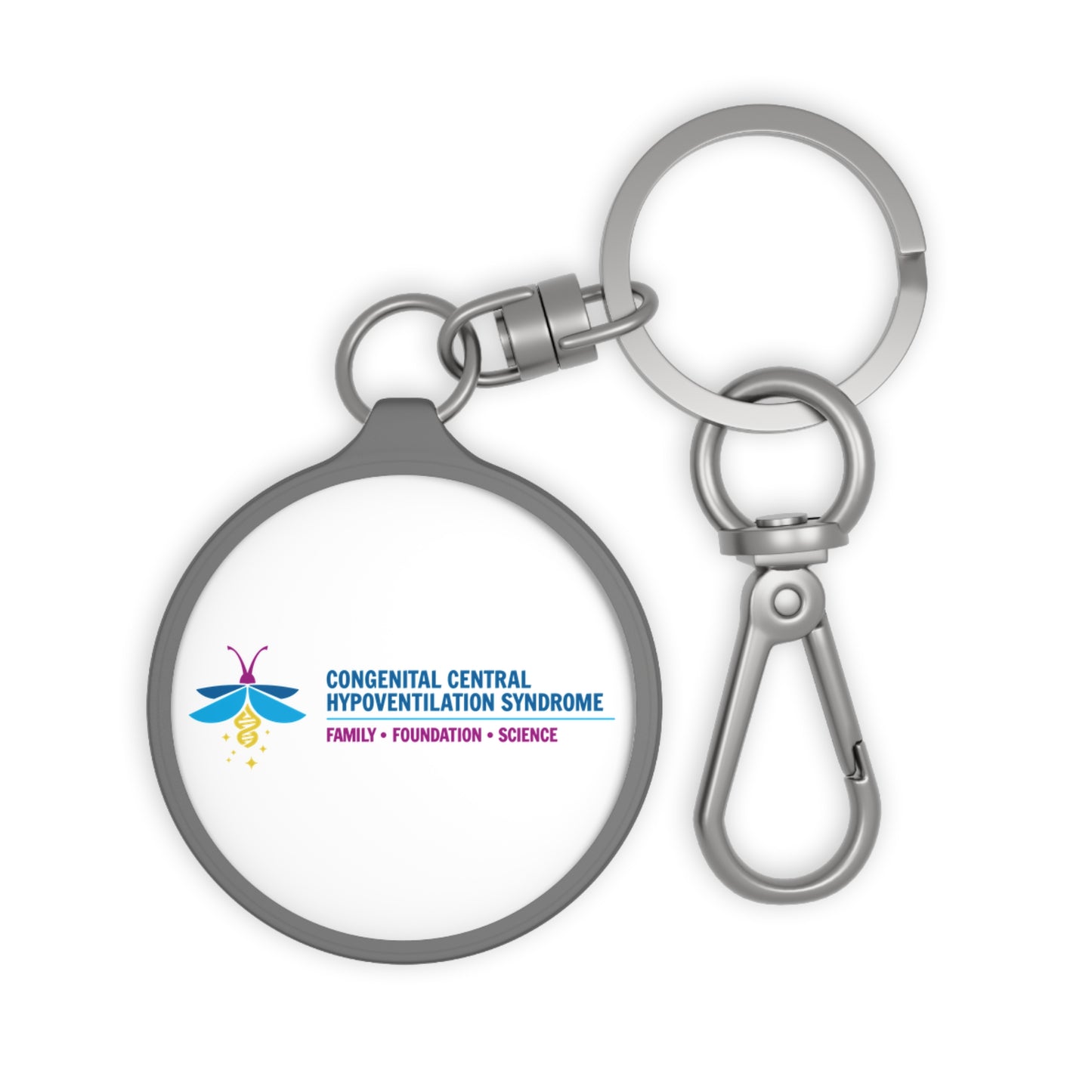 Congenital Central Hypoventilation Syndrome Keyring Tag